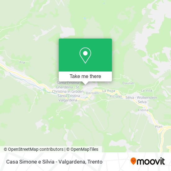 Casa Simone e Silvia - Valgardena map