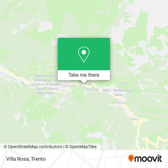 Villa Rosa map