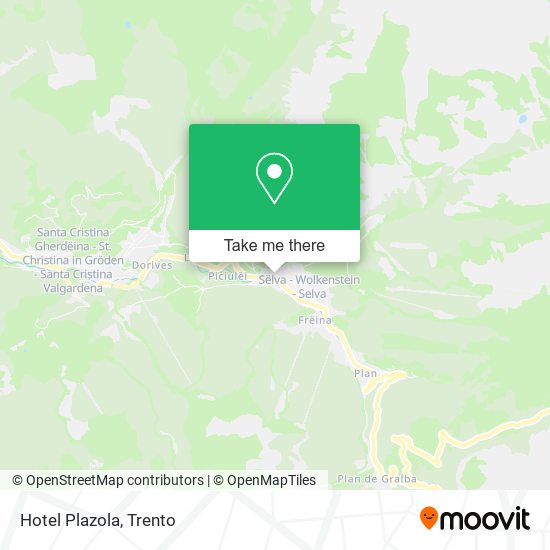Hotel Plazola map