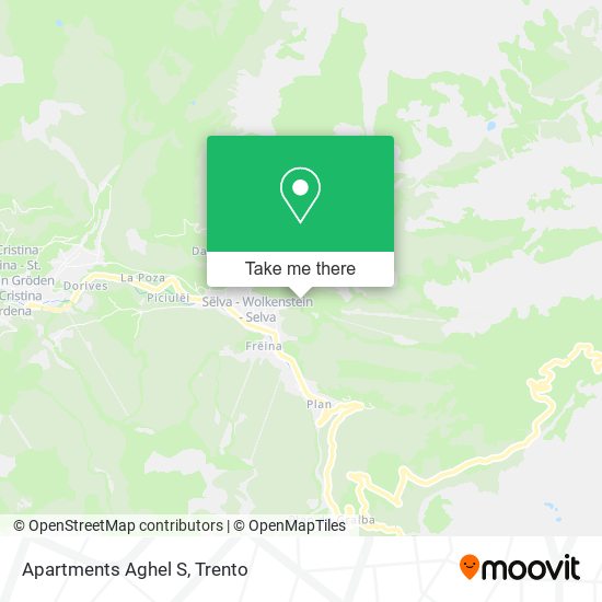 Apartments Aghel S map