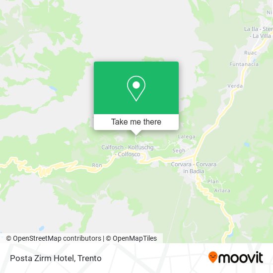 Posta Zirm Hotel map