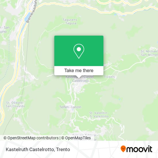 Kastelruth Castelrotto map