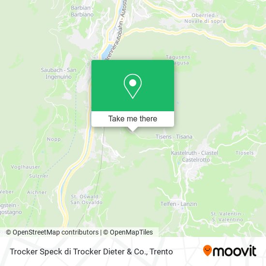 Trocker Speck di Trocker Dieter & Co. map