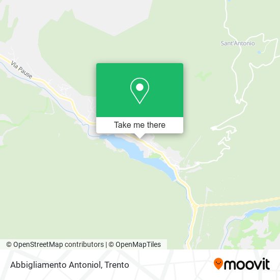 Abbigliamento Antoniol map