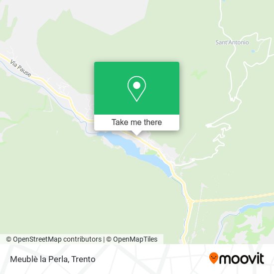 Meublè la Perla map