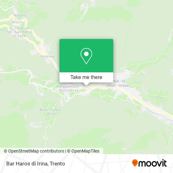 Bar Haros di Irina map