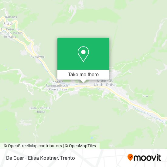 De Cuer - Elisa Kostner map
