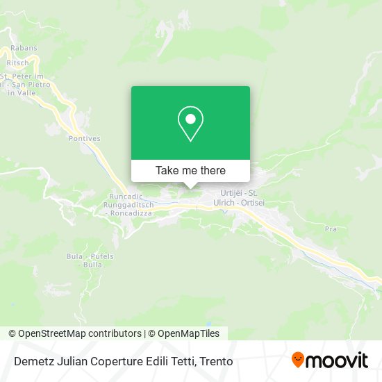 Demetz Julian Coperture Edili Tetti map
