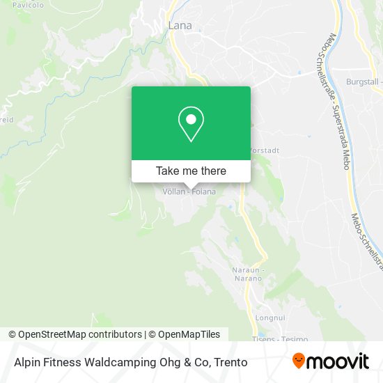 Alpin Fitness Waldcamping Ohg & Co map