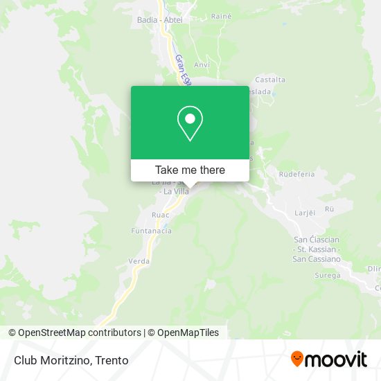 Club Moritzino map