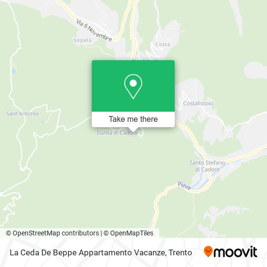 La Ceda De Beppe Appartamento Vacanze map