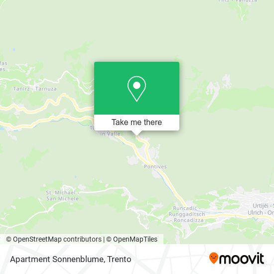 Apartment Sonnenblume map