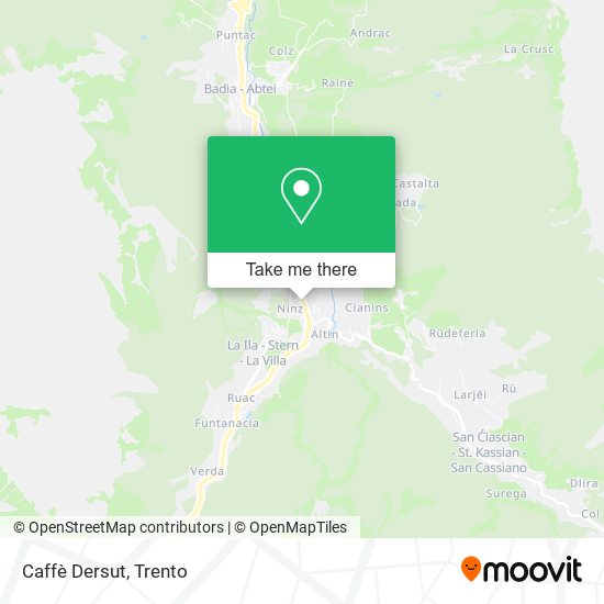 Caffè Dersut map