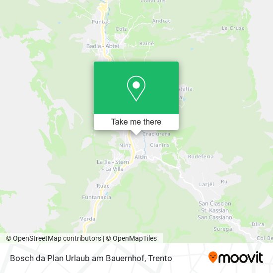 Bosch da Plan Urlaub am Bauernhof map