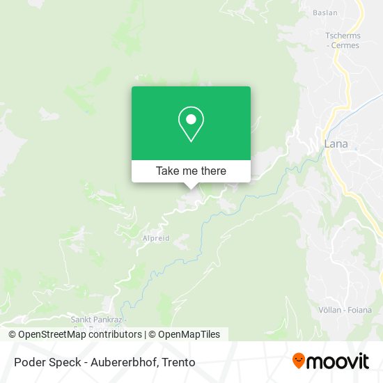 Poder Speck - Aubererbhof map