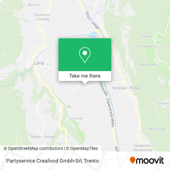 Partyservice Creafood Gmbh-Srl map