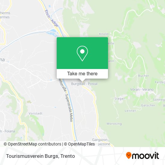 Tourismusverein Burgs map
