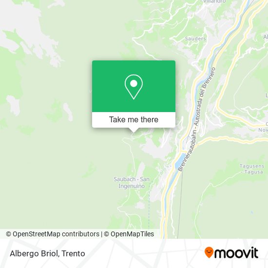 Albergo Briol map