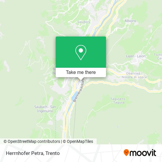 Herrnhofer Petra map