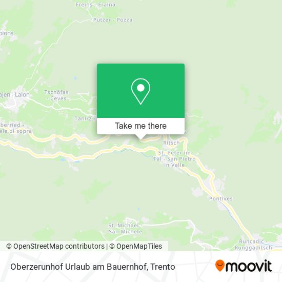 Oberzerunhof Urlaub am Bauernhof map