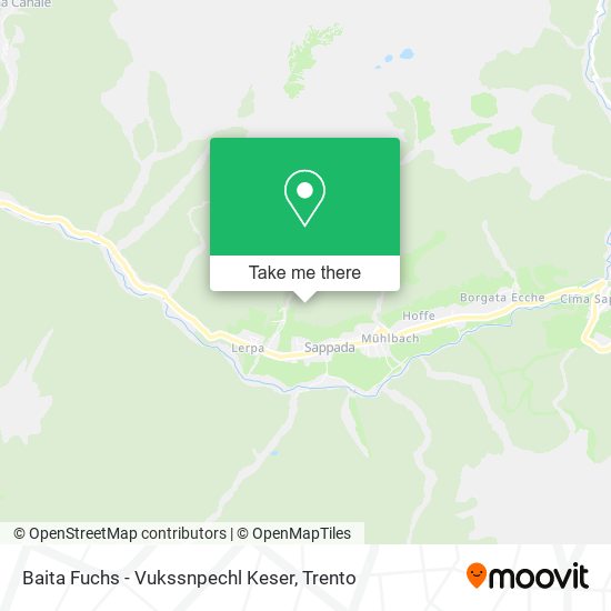 Baita Fuchs - Vukssnpechl Keser map