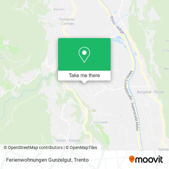 Ferienwohnungen Gunzelgut map