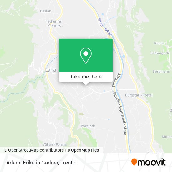 Adami Erika in Gadner map
