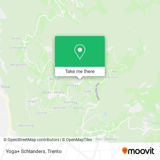 Yoga+ Schlanders map