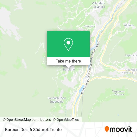 Barbian Dorf 6 Südtirol map