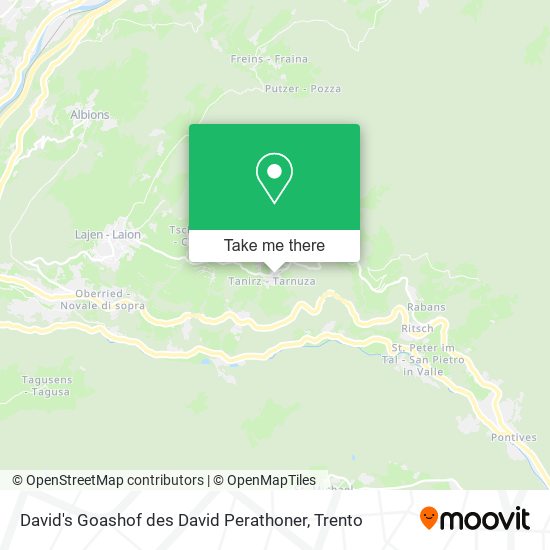 David's Goashof des David Perathoner map