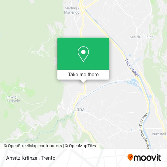 Ansitz Kränzel map