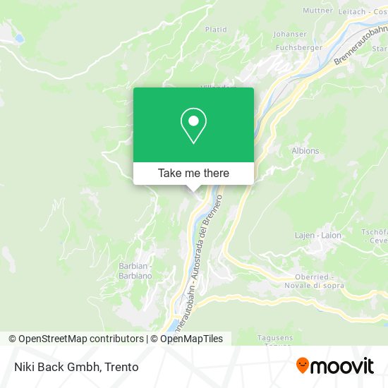 Niki Back Gmbh map