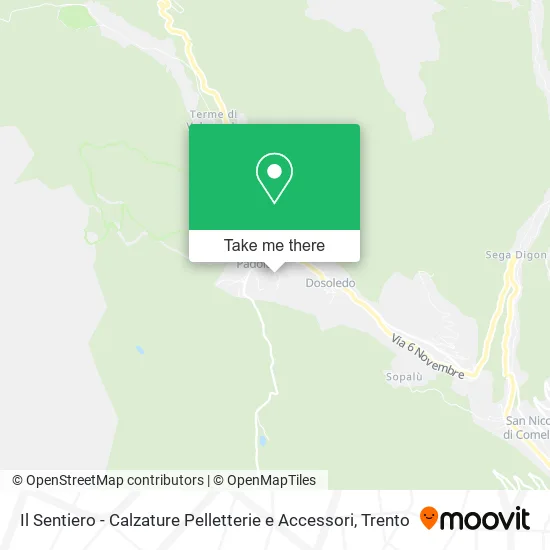 Il Sentiero - Calzature Pelletterie e Accessori map