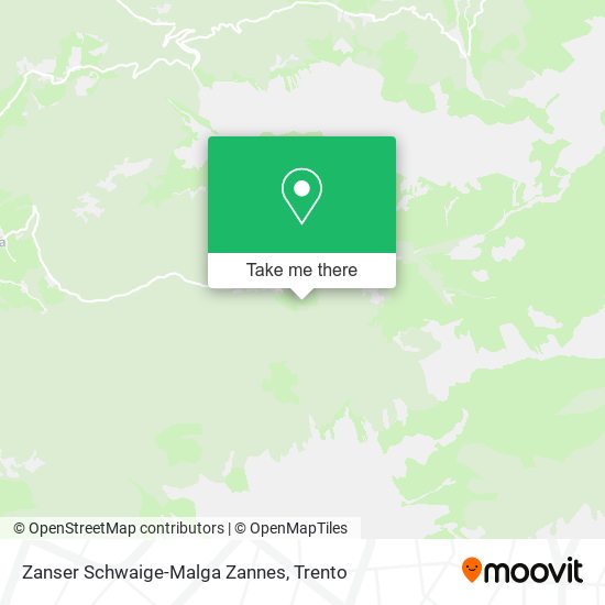 Zanser Schwaige-Malga Zannes map