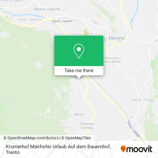 Krumerhof Mairhofer Urlaub Auf dem Bauernhof map