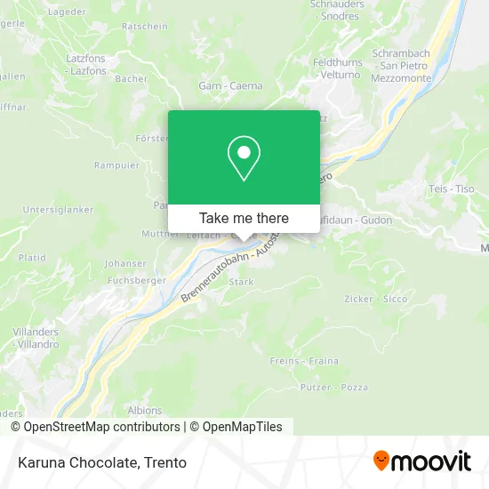 Karuna Chocolate map