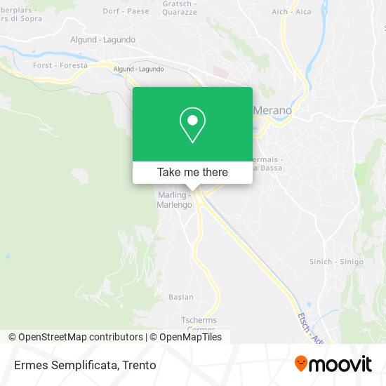 Ermes Semplificata map