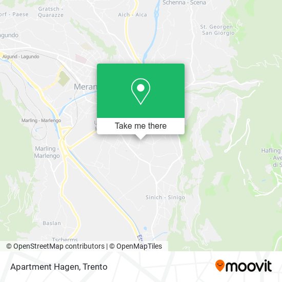 Apartment Hagen map