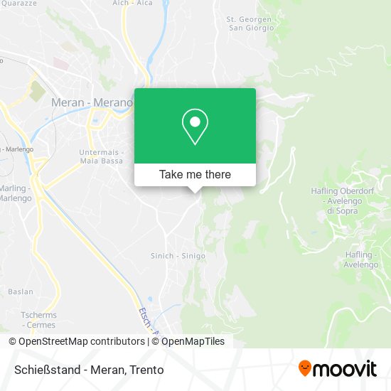 Schießstand - Meran map