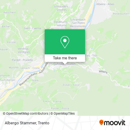 Albergo Stammer map