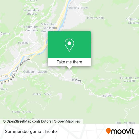 Sommersbergerhof map