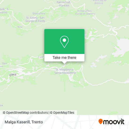 Malga Kaserill map