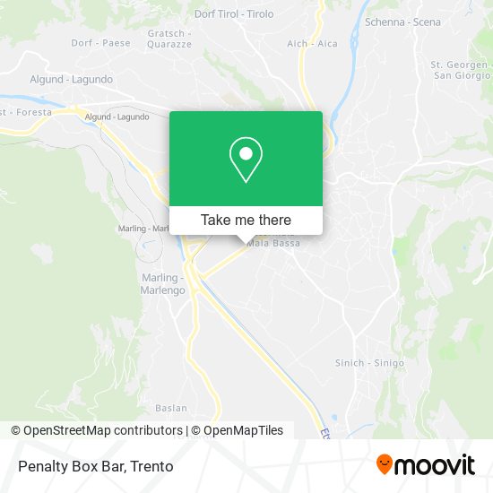 Penalty Box Bar map