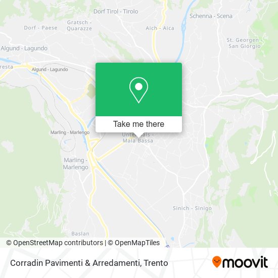 Corradin Pavimenti & Arredamenti map