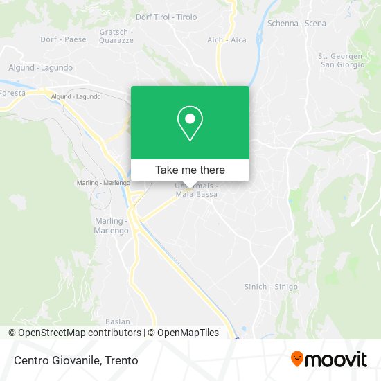 Centro Giovanile map