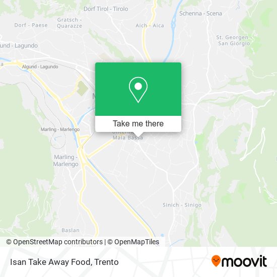 Isan Take Away Food map