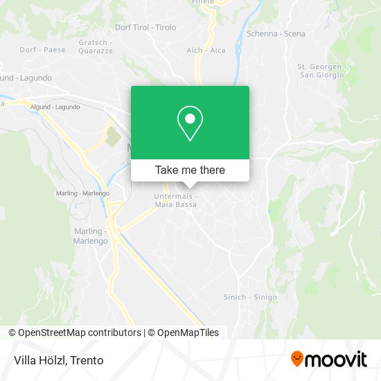 Villa Hölzl map