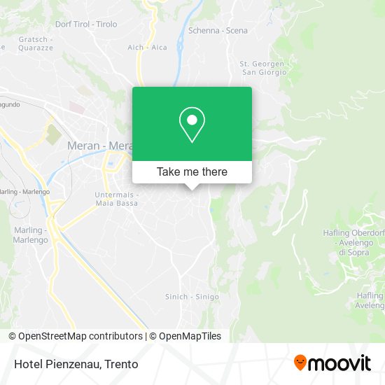Hotel Pienzenau map