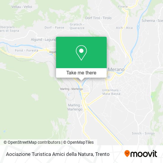 Aociazione Turistica Amici della Natura map