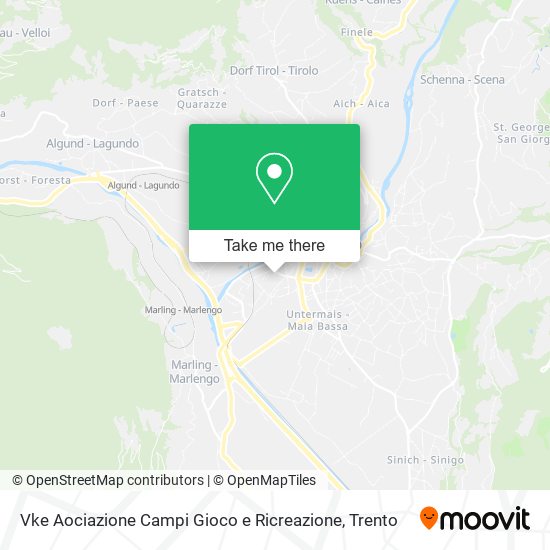 Vke Aociazione Campi Gioco e Ricreazione map